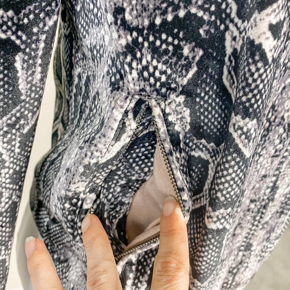 Rebecca Taylor Jacket Jackets Coats Bomber Jacket Silk Velvet Snakeskin - Picture 8 of 13